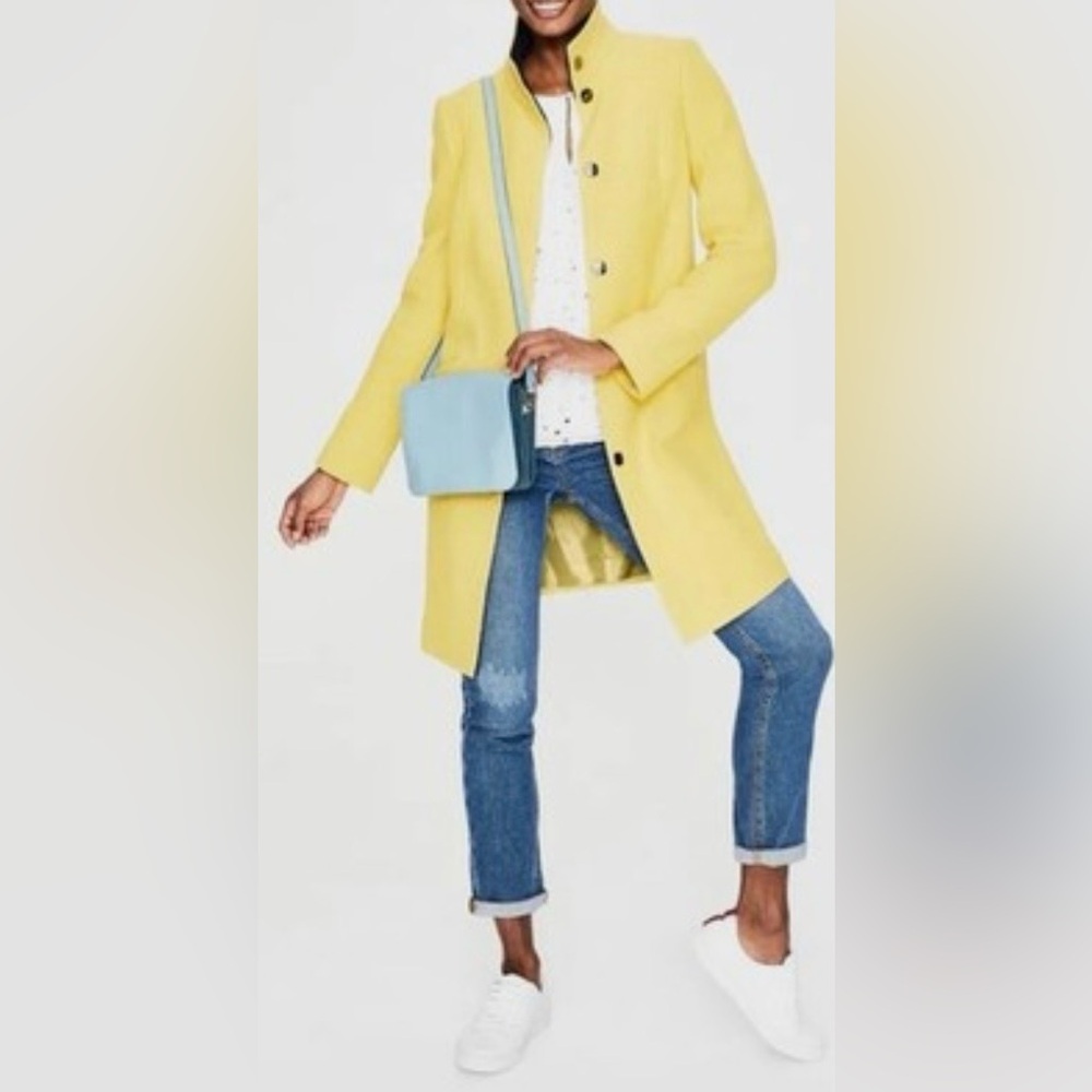 BODEN Hengrave Coat Yellow Wool
Blend Size 8P